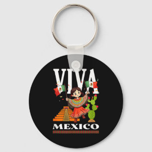Llavero Bandera de orgullo mexicano raíces de México patri