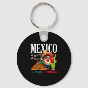 Llavero bandera de orgullo mexicano raíces mexicanas heren