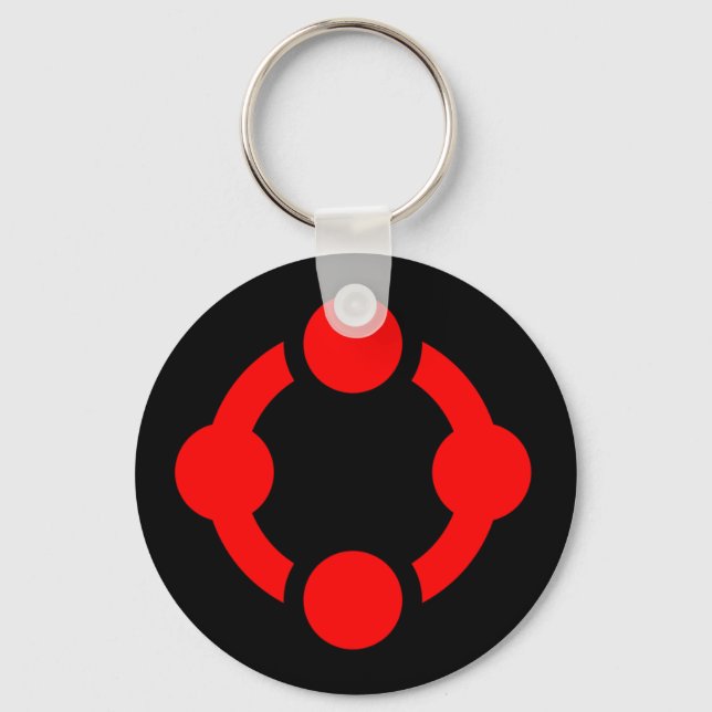 Llavero Bandera de Orgullo Niche (Negro) (Anverso)
