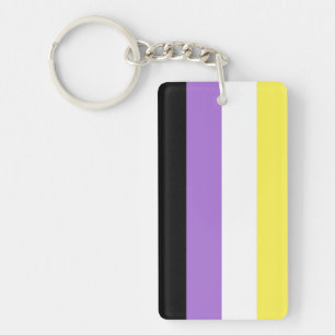 Llavero Bandera de Orgullo no binaria