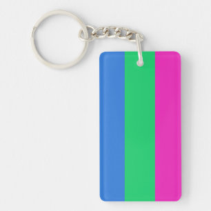 Llavero Bandera de orgullo polissexual