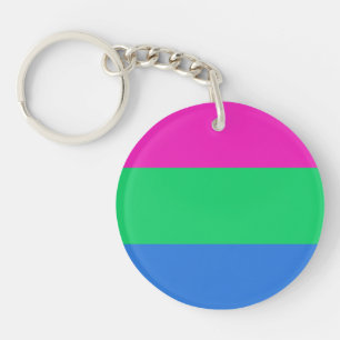 Llavero Bandera de orgullo polissexual