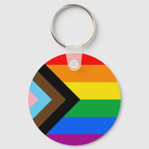 Llavero Bandera de Orgullo Progresista LGBTQ+