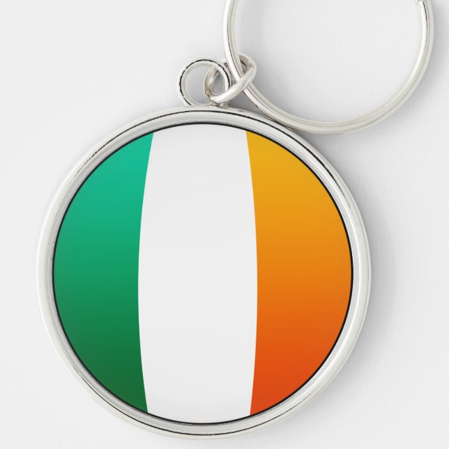 Llavero Bandera de Oval irlandesa (Frente)