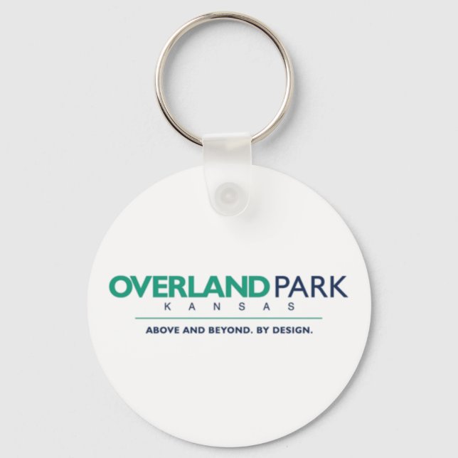 Llavero Bandera de Overland Park (Kansas) City Keychain (Anverso)