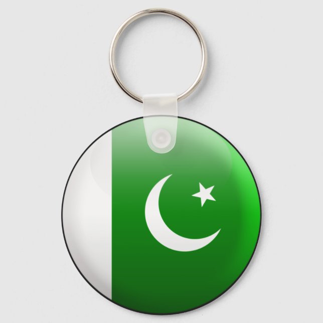 Llavero Bandera de Pakistán (Anverso)