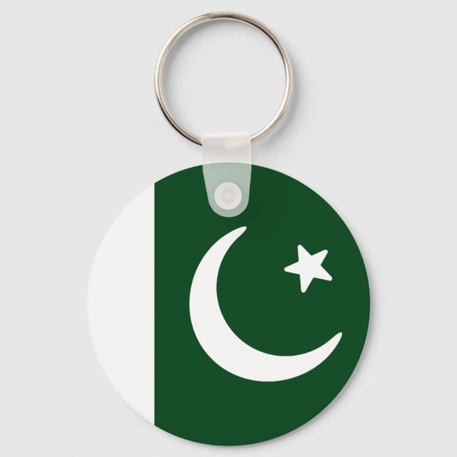 Llavero Bandera de Pakistán (Anverso)
