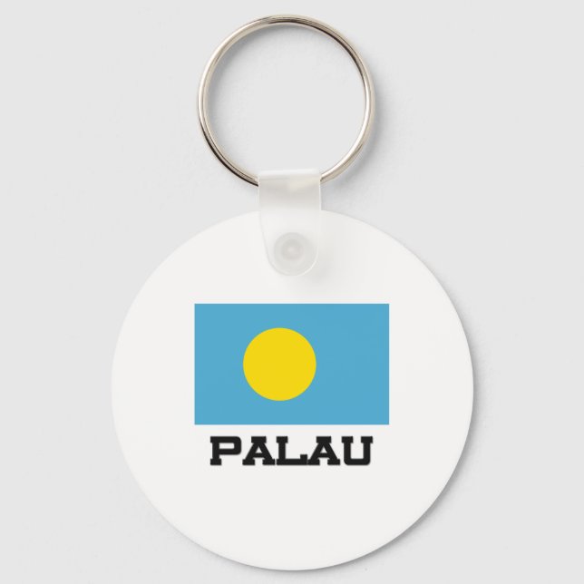 Llavero Bandera de Palau (Anverso)