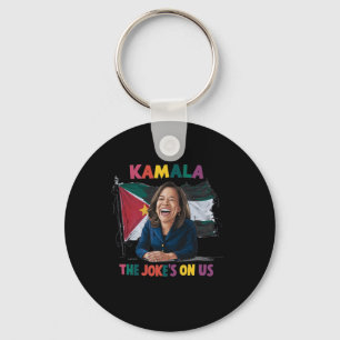 Llavero Bandera de Palestina Anti Kamala Harris