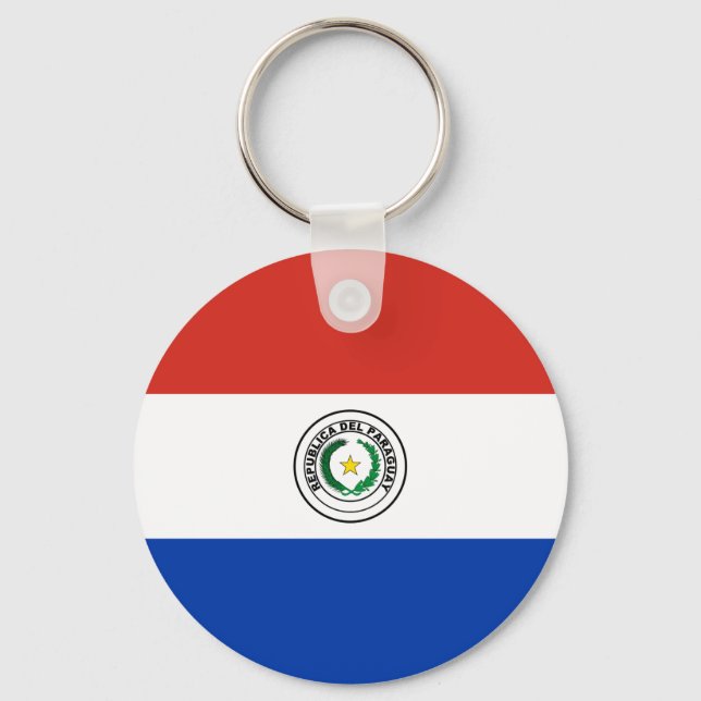 Llavero Bandera de Paraguay (Anverso)