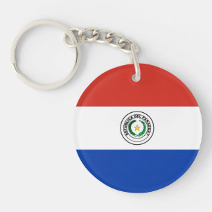 Llavero Bandera de Paraguay