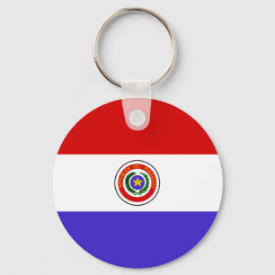 Llavero Bandera de Paraguay