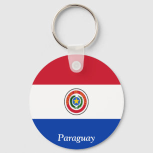 Llavero Bandera de Paraguay