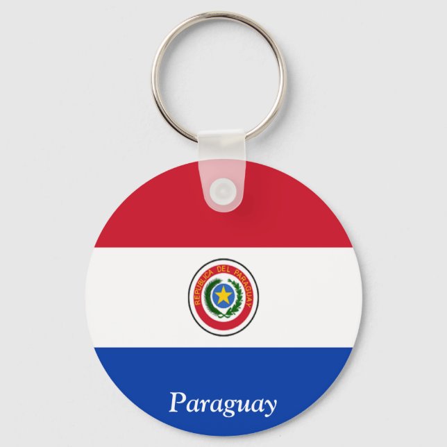 Llavero Bandera de Paraguay (Anverso)