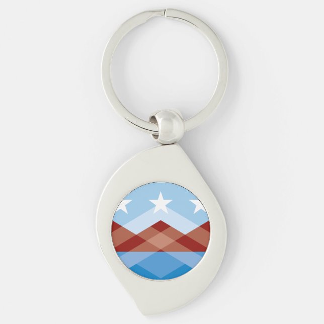 Llavero Bandera de Peoria, Arizona (Anverso)