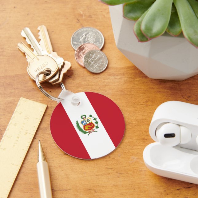 Llavero Bandera de Perú (Escritorio )