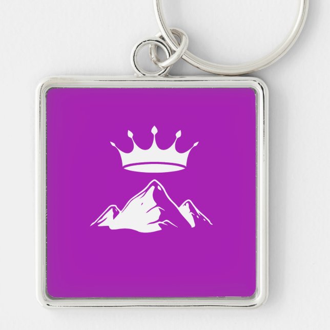 Llavero Bandera de piedra - Anillo de claves (Frente)