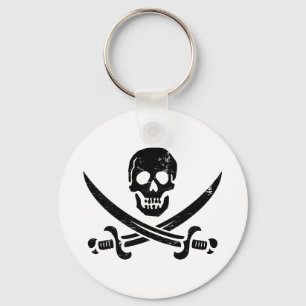 Llavero Bandera de pirata de Juan Rackham (calicó Jack)