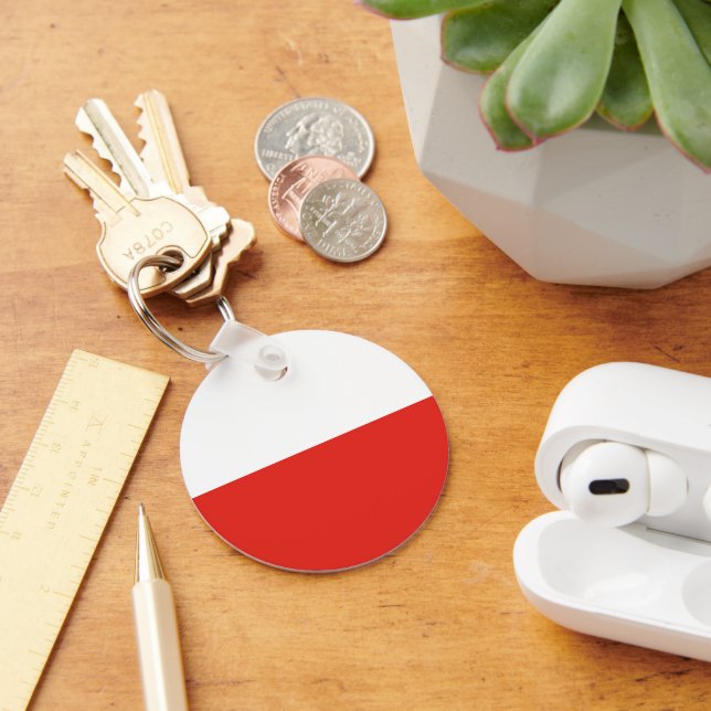 Llavero Bandera de Polonia (Escritorio )