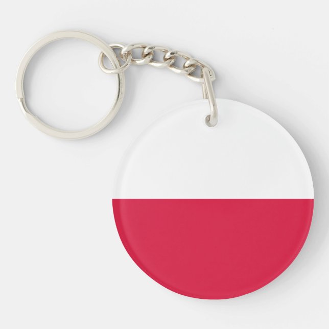 Llavero Bandera de Polonia (Frente)