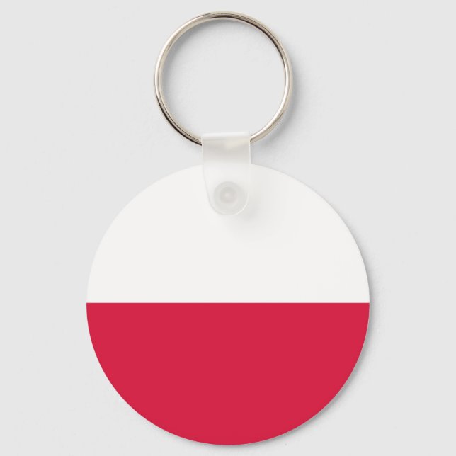 Llavero Bandera de Polonia (Anverso)