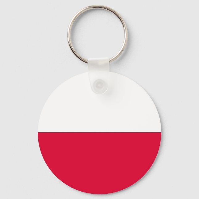 Llavero Bandera de Polonia (Anverso)