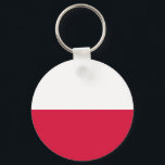 Llavero Bandera de Polonia<br><div class="desc">Bandera patriótica de Polonia.</div>