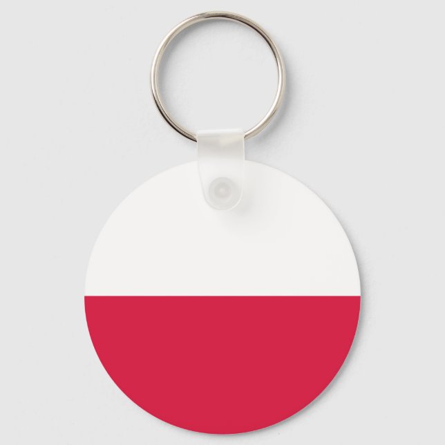 Llavero Bandera de Polonia (Anverso)