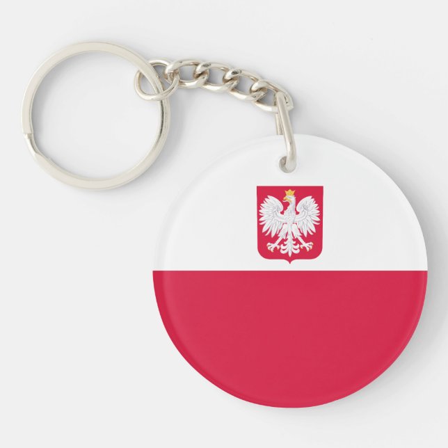 Llavero Bandera de Polonia (Frente)