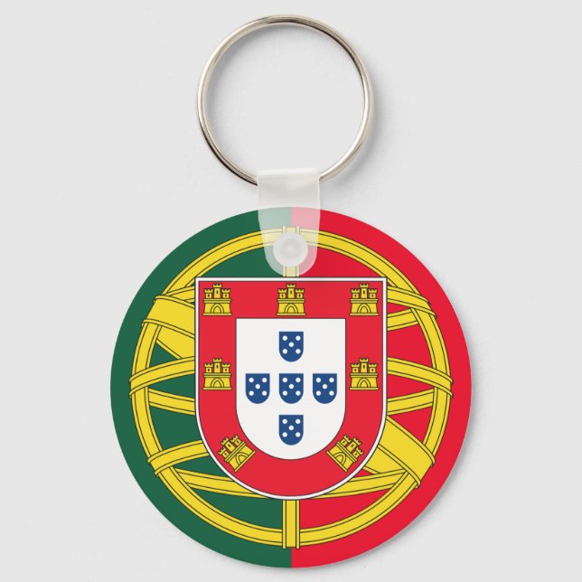 Llavero Bandera de Portugal (Anverso)