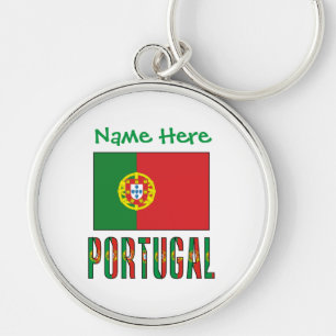Llavero Bandera de Portugal Personalizada Patrimonio 