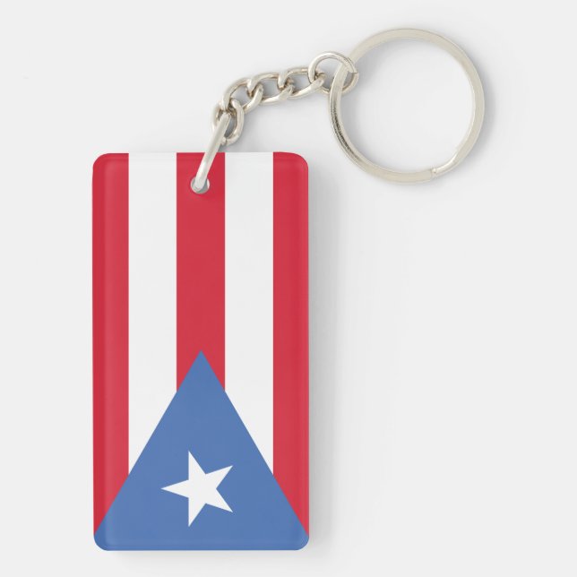 Llavero Bandera de Puerto Rico (Atrás)