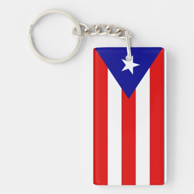 Llavero Bandera de Puerto Rico (Frente)