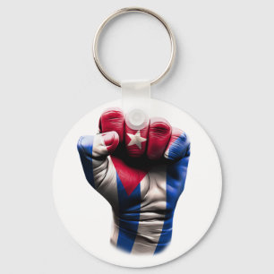 Llavero Bandera de Puño de Cuba