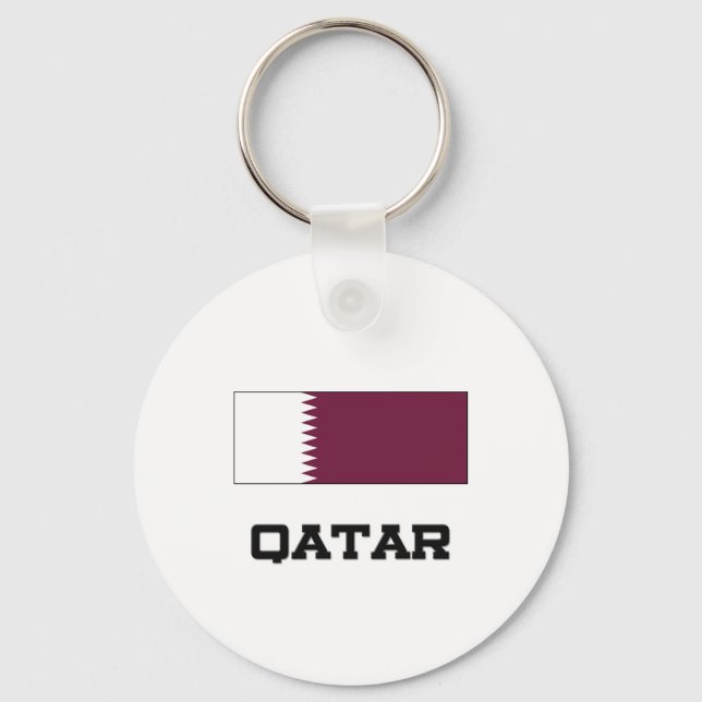 Llavero Bandera de Qatar (Anverso)