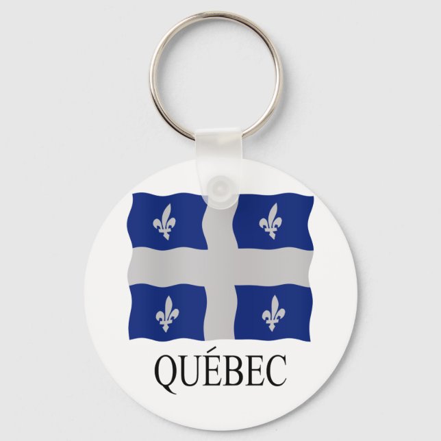 Llavero Bandera de Quebec (Anverso)