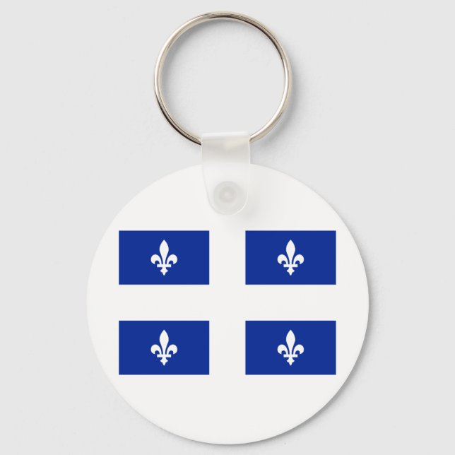 Llavero Bandera de Quebec (Anverso)