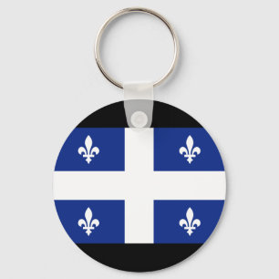 Llavero Bandera de Quebec de Canadá