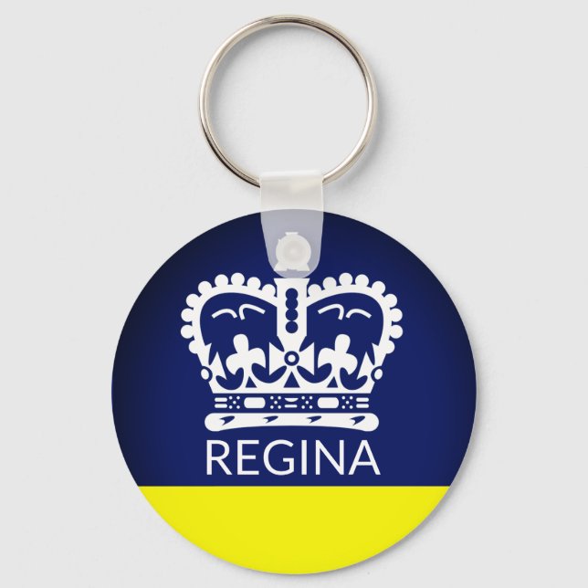 Llavero Bandera de Regina, Saskatchewan (Anverso)