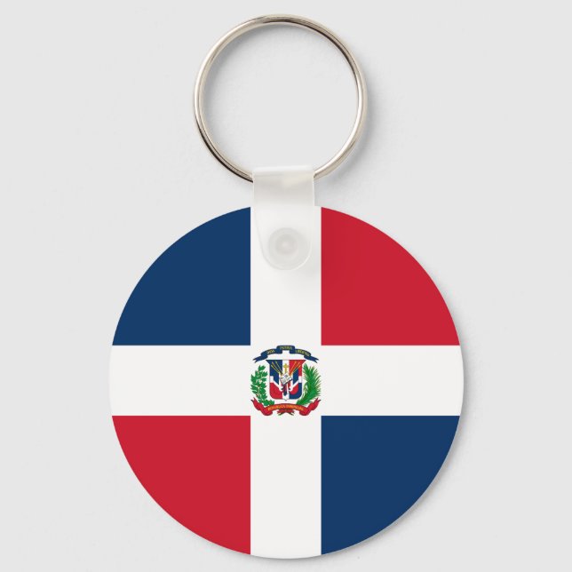 Llavero Bandera de República Dominicana (Anverso)