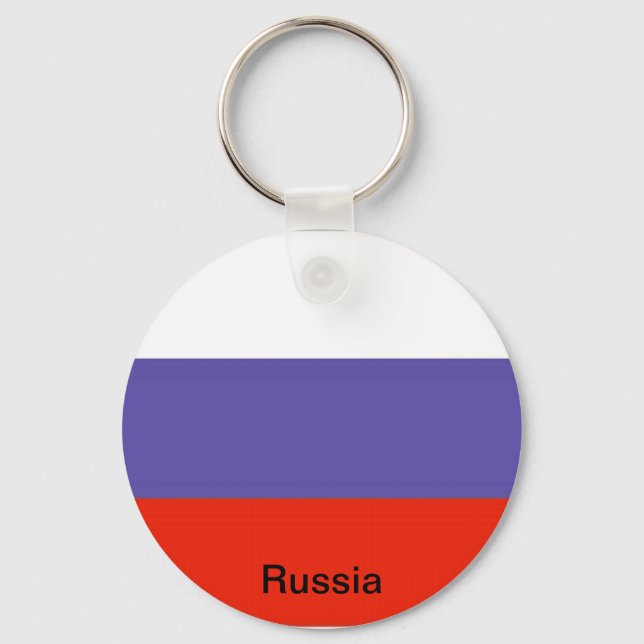 Llavero Bandera de Rusia (Anverso)