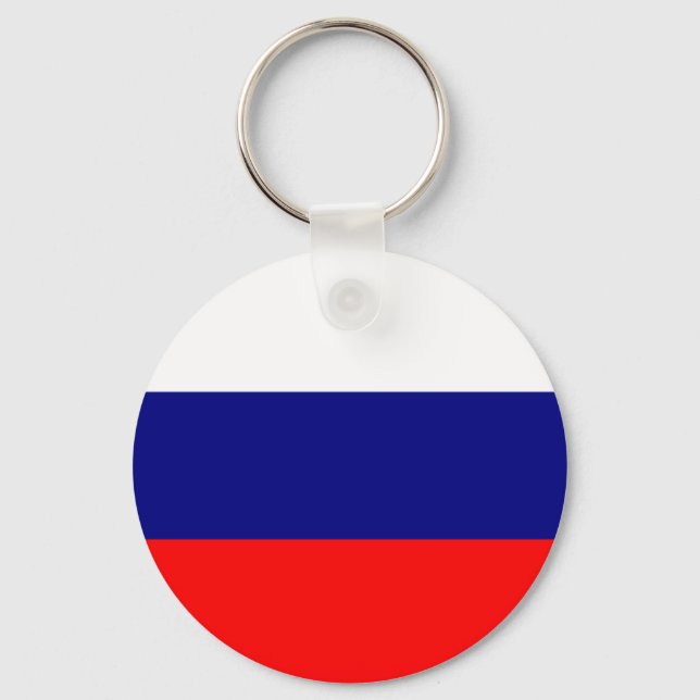 Llavero Bandera de Rusia (Anverso)