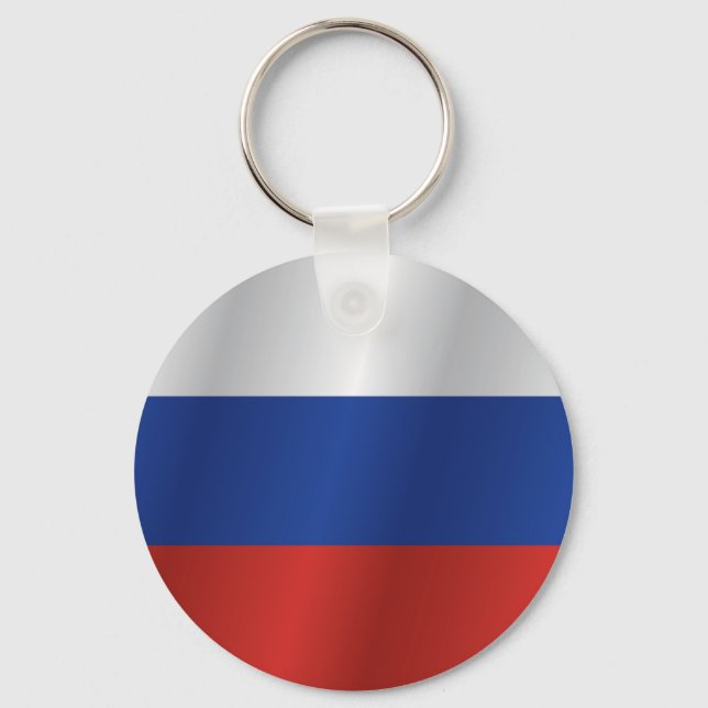 Llavero Bandera de Rusia (Anverso)