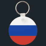 Llavero Bandera de Rusia<br><div class="desc">Cadena de claves de la bandera de Rusia. Puede agregar su propio texto o gráficos haciendo clic en "personalizar más adelante"</div>