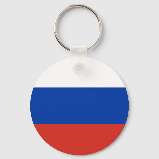 Llavero Bandera de Rusia (Anverso)