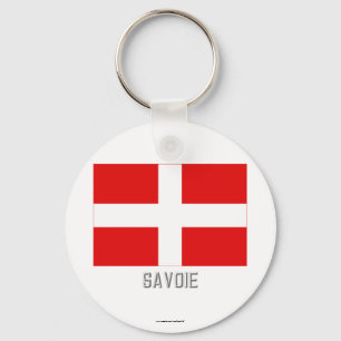 Llavero Bandera de Saboya con nombre