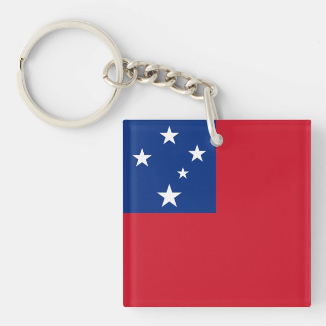Llavero Bandera de Samoa (Frente)