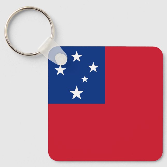 Llavero Bandera de Samoa (Anverso)