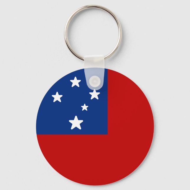 Llavero Bandera de Samoa (Anverso)