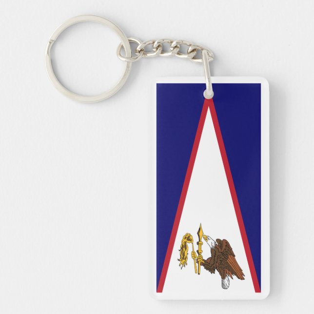 Llavero Bandera de Samoa Americana (Frente)